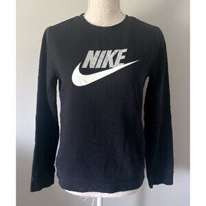 Youth Black Nike Crewneck Sweatshirt